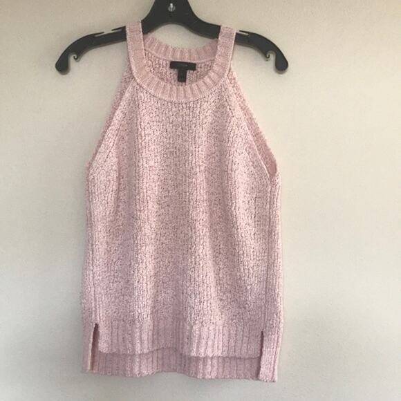 J. Crew Small Sweater Tank Subtle Pink - Picture 3 of 4